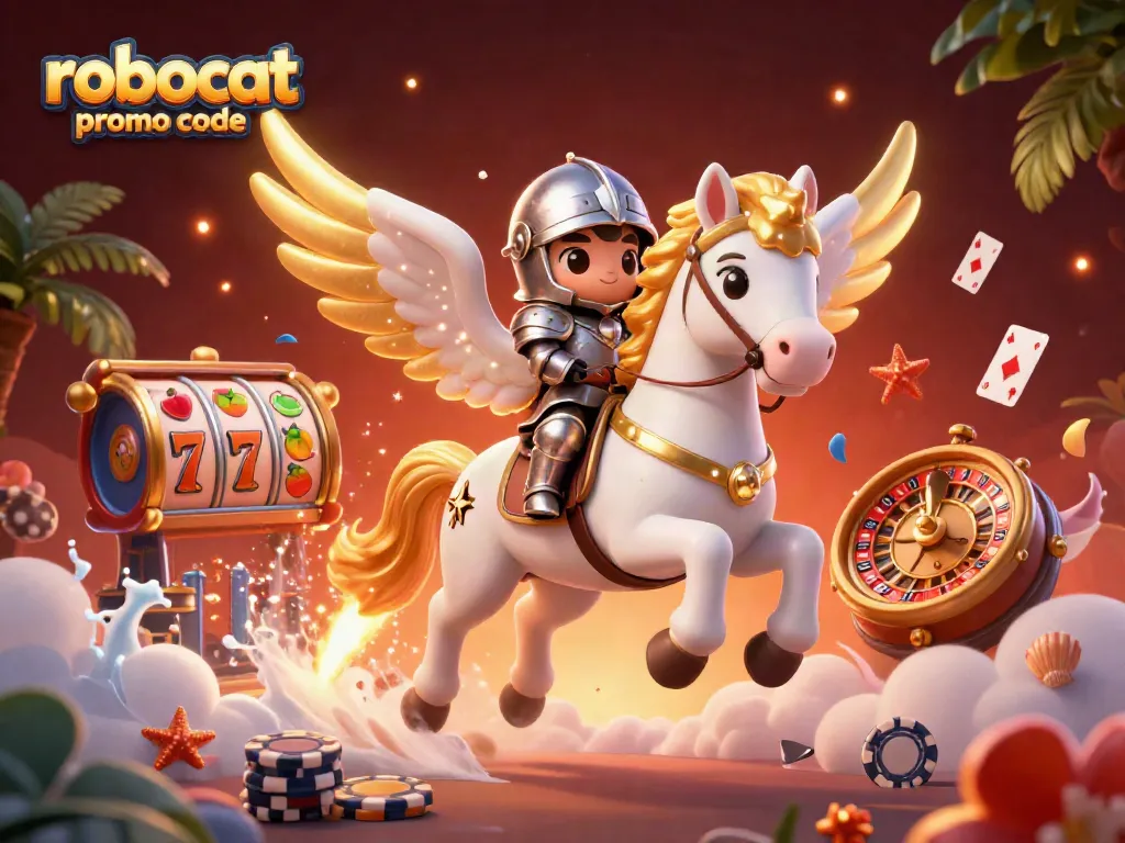 Spin the reels with the exclusive robocat promo code at lively 3D casino!